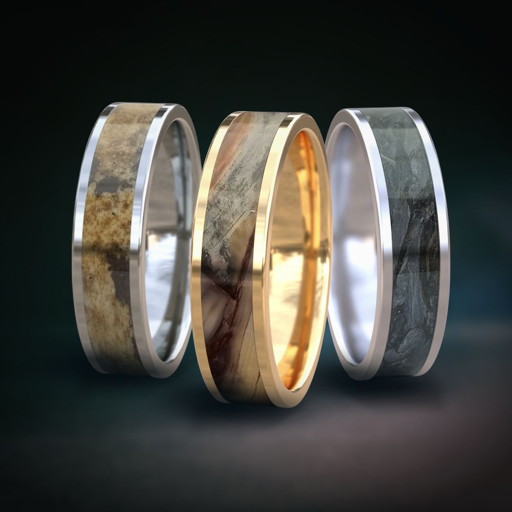 Exotic Inlay Rings