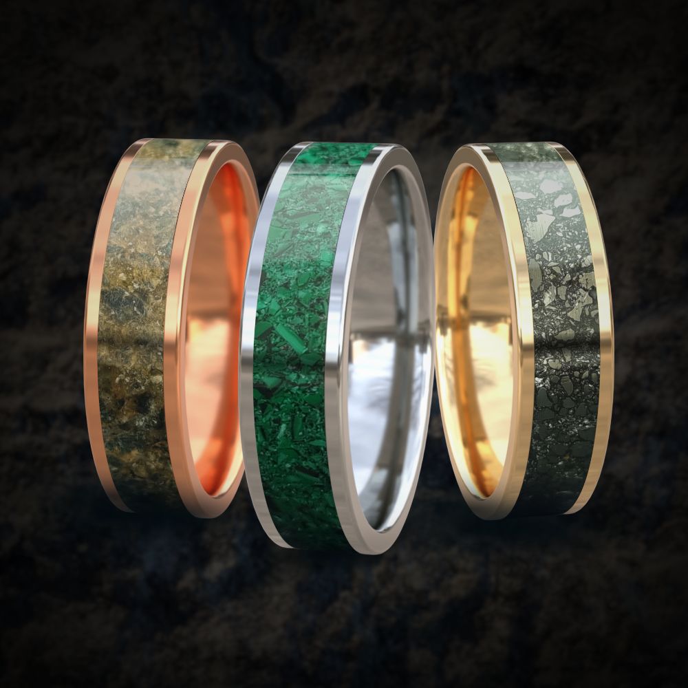 Stone Inlay Rings