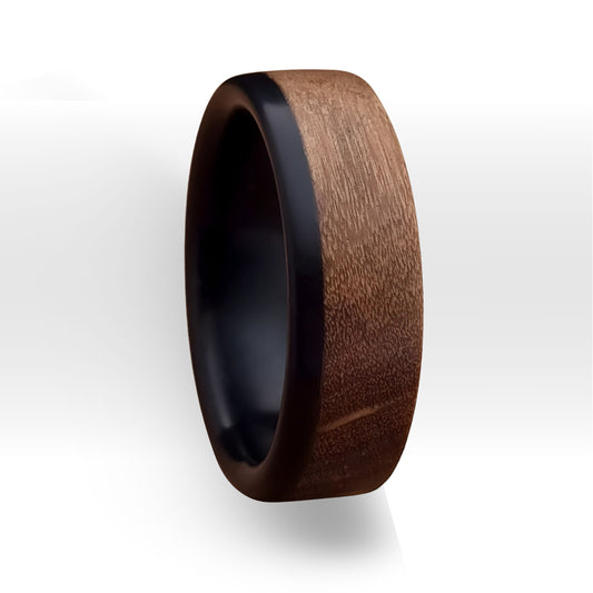 Buffalo Horn Ring - Ironwood